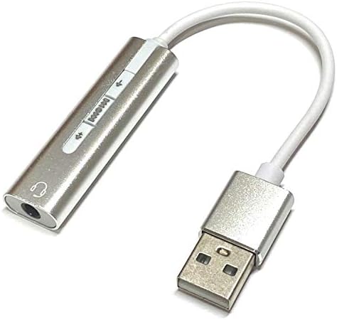 SSA Service ST35-UAFS 4-מוט 3.5 ממ סטריאו מיני ל- USB כבל ממיר [ניתן להשתמש באוזניות סמארטפון ומיקרופון במחשב האישי]